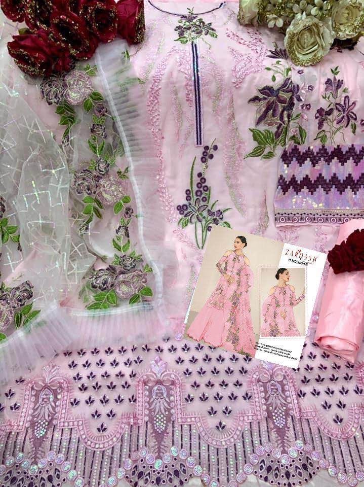 Z 2024 By Zarqash Georgette Pakistani Salwar Suits Wholesalers In Delhi
